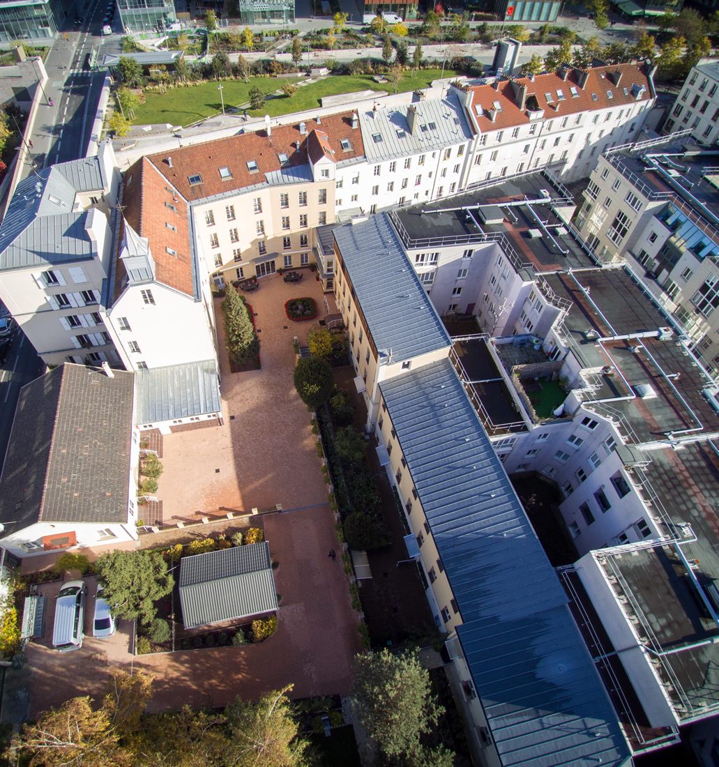 Vue aérienne par drone